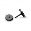 Fake Plugs in schwarz mit silbernem Stern-Bild 2