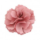 Haarklammer mit rosa Blume