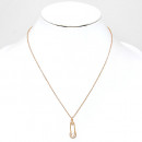 Kurze Kette in gold mit Sicherheitsnadel Anhänger-Bild 2