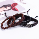 Mehrreihiges Armband Set für Herren "Cross"-Bild2