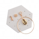 Ohrring Set "Starfish" 3-teilig goldfarben-Bild 2